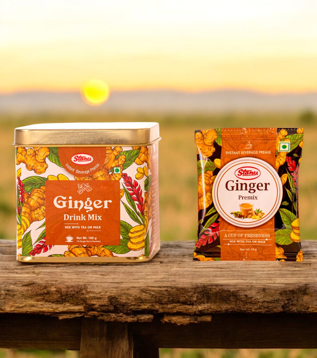 Ginger Drink Mix ( TIN Container ) – Stanes Beverages