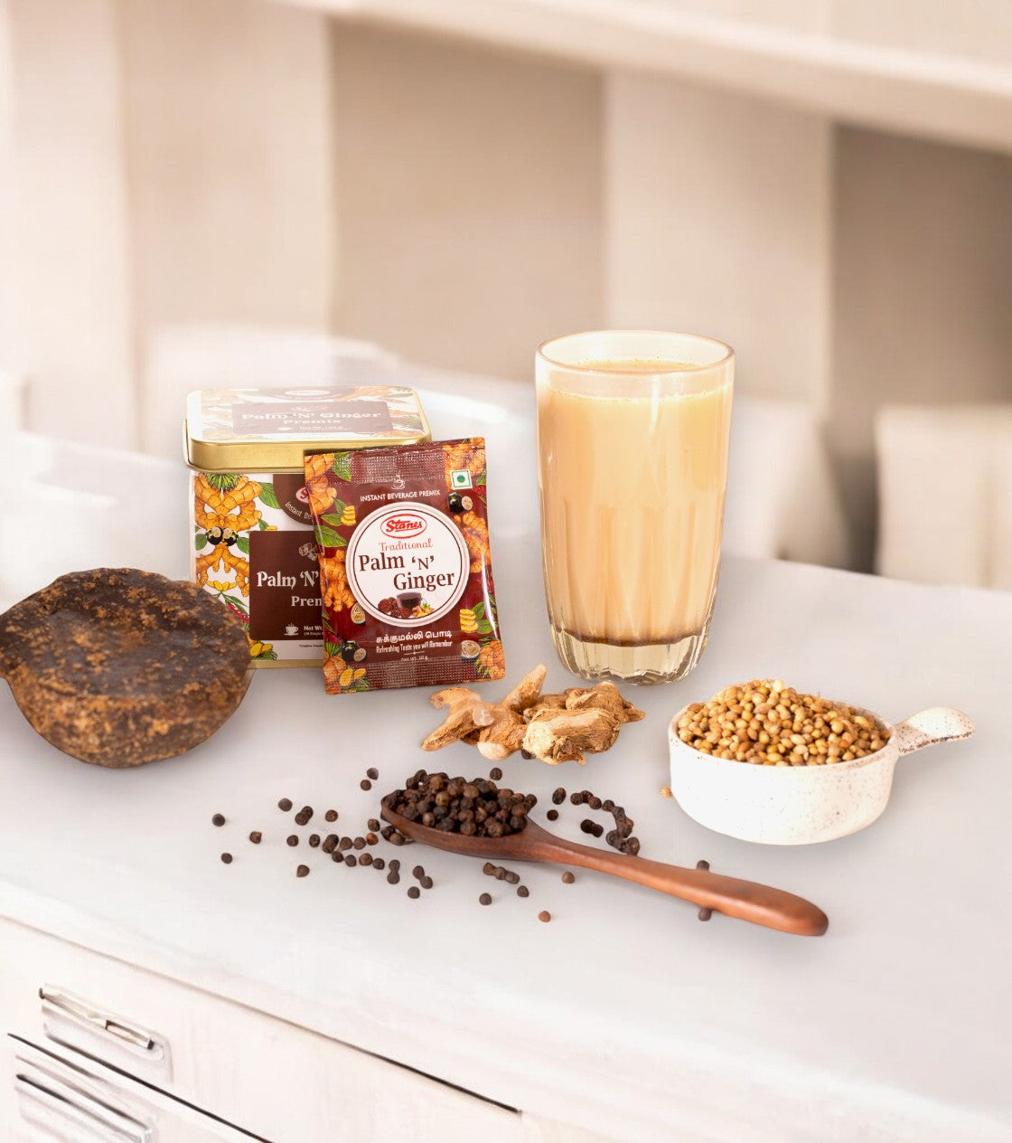 Palm N Ginger Sachets (20 X 10 G)
