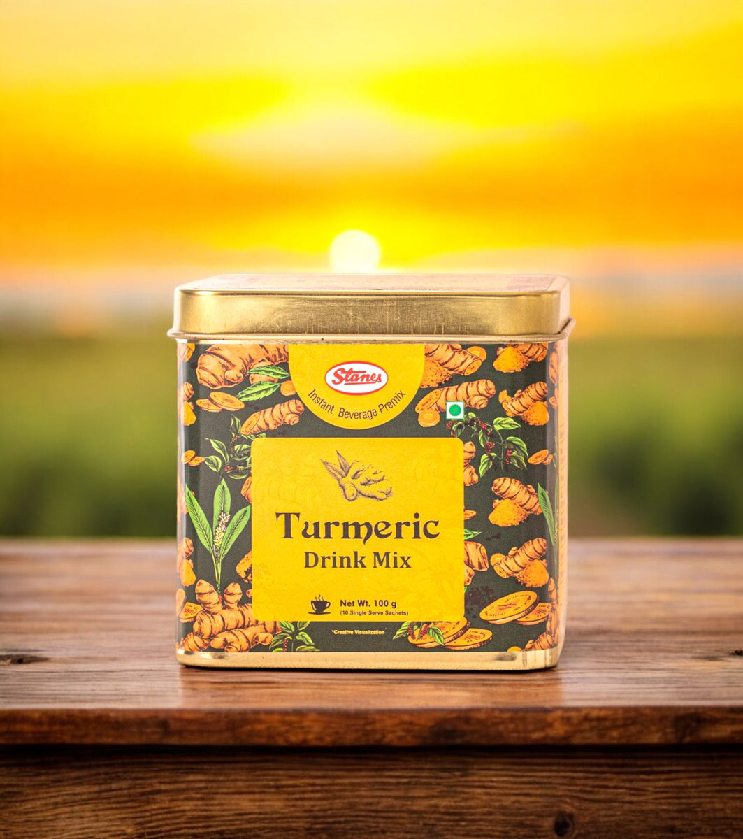 Jacob Stanes Turmeric Milk Mix ( TIN Container ) – Stanes Beverages